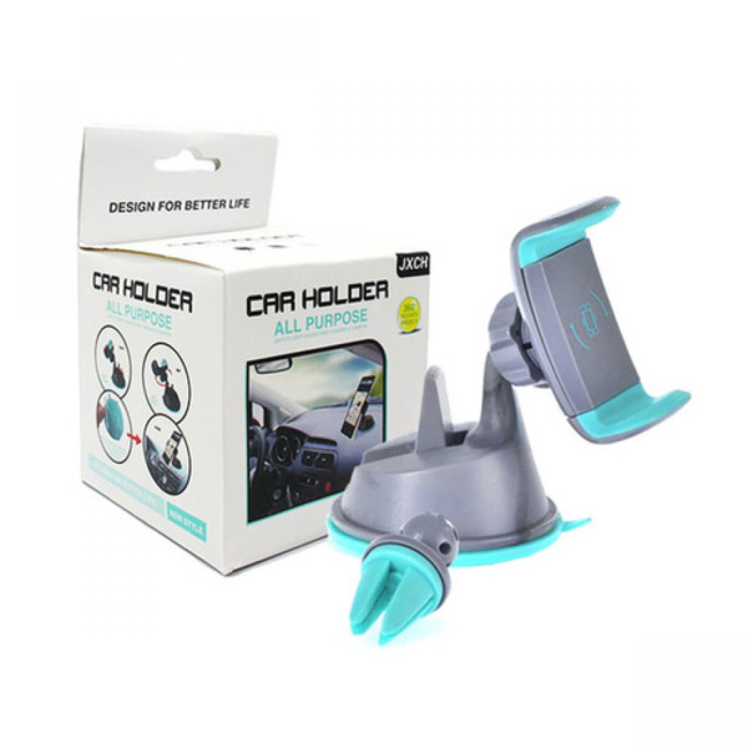 پایه نگهدارنده گوشی دو کاره مدل 7808 JXCH JXCH 7808 Car Holder